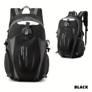 1pc Waterproof Nylon Large Capacity Backpack for Hiking, Camping, Travel