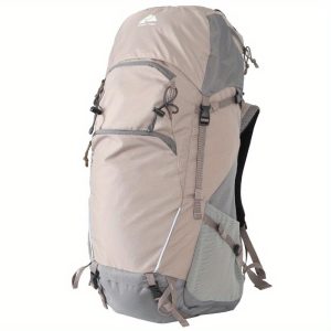 50 Liter Backpack, with Adjustable Compression Straps, Tan