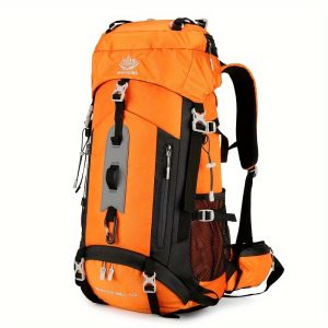 Large Capacity Hiking Backpack - Water-Resistant, Durable Nylon For Camping & Outdoor Adventures