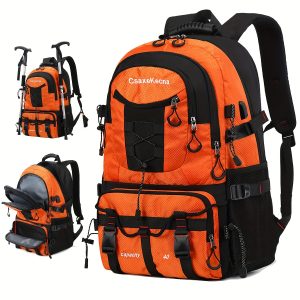 10.57gal Hiking Backpack Outdoor Camping Climbing Backpack Suitable For Men And Women